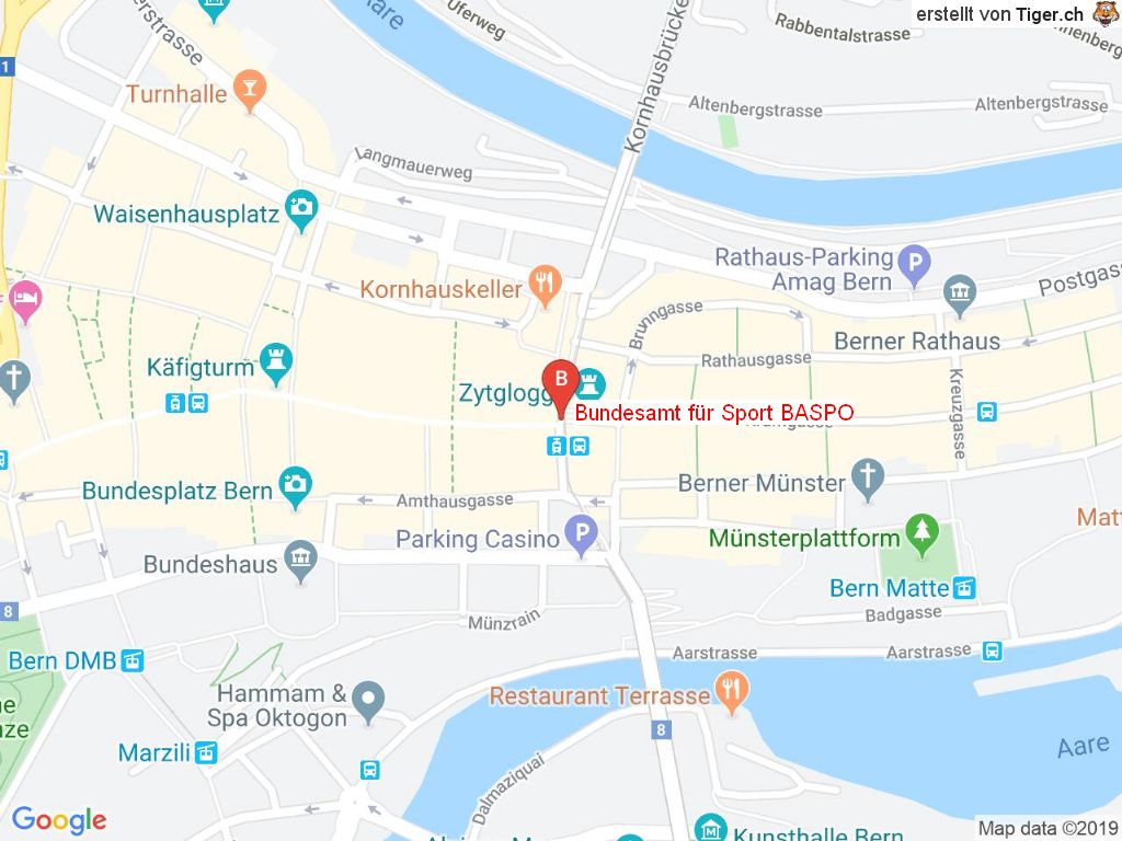Standort Bundesamt für Sport BASPO in 3003 Bern