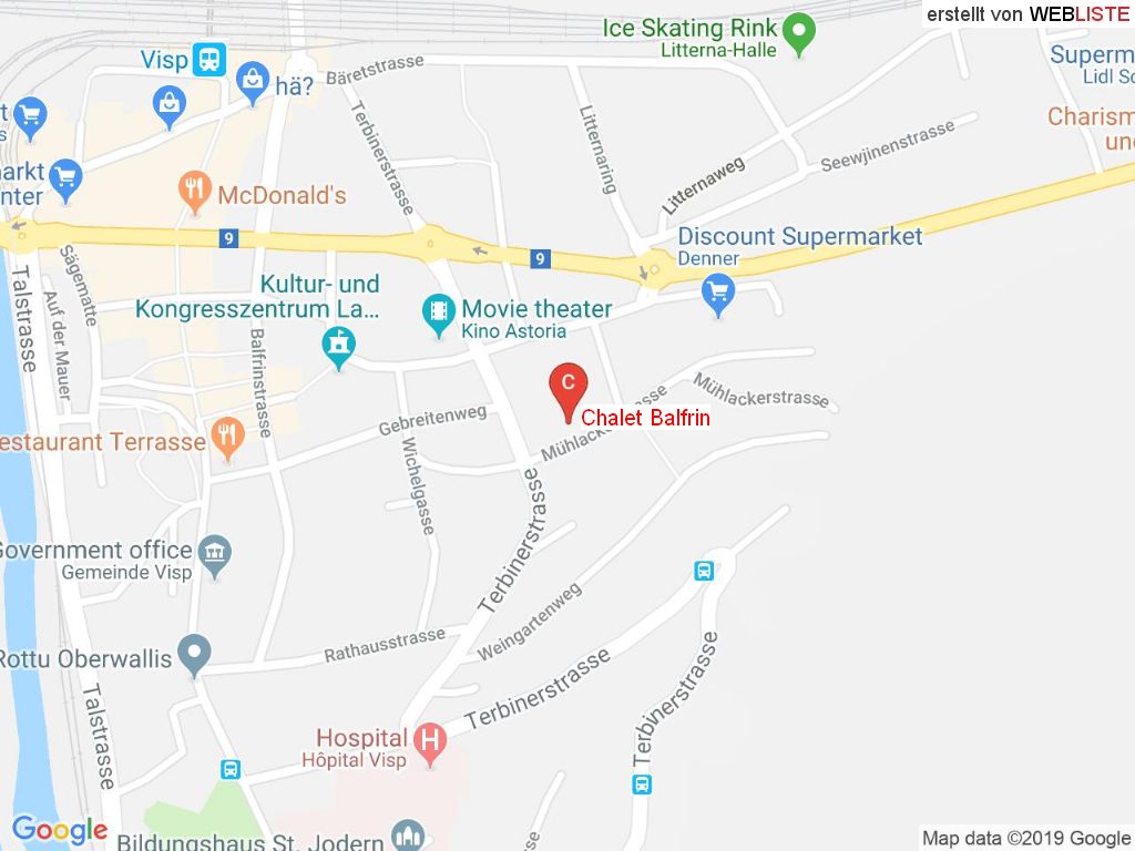 Standort Chalet Balfrin in 3930 Visp