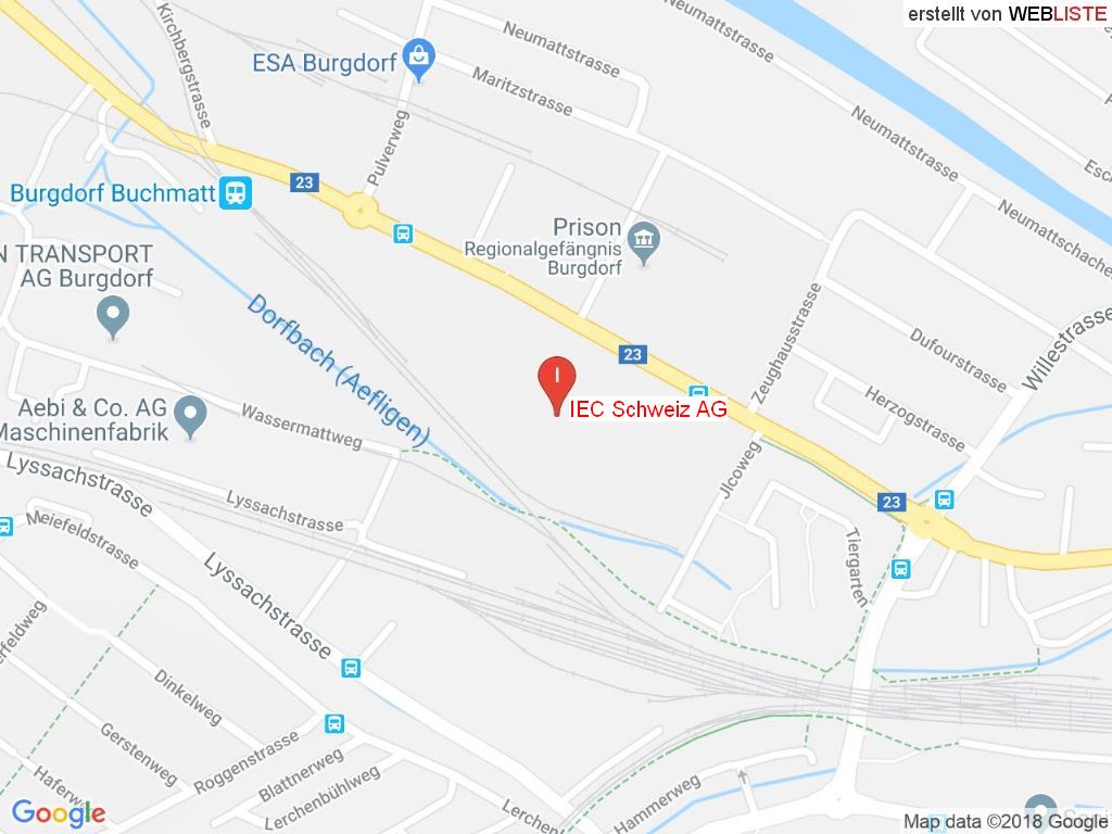 Standort IEC Schweiz AG in 3400 Burgdorf