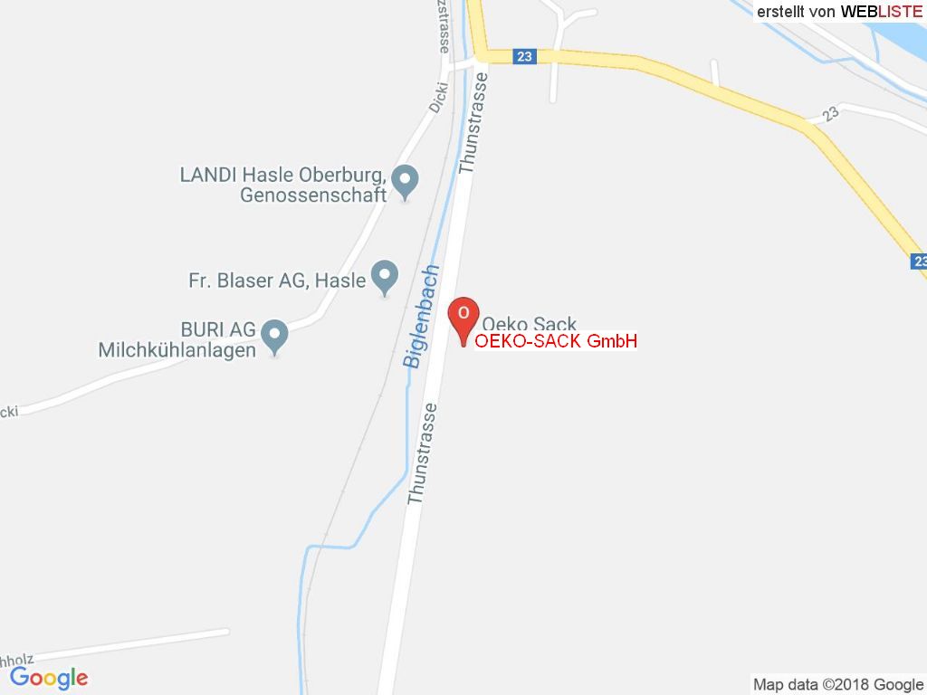 Standort OEKO-SACK GmbH in 3415 Hasle b. Burgdorf