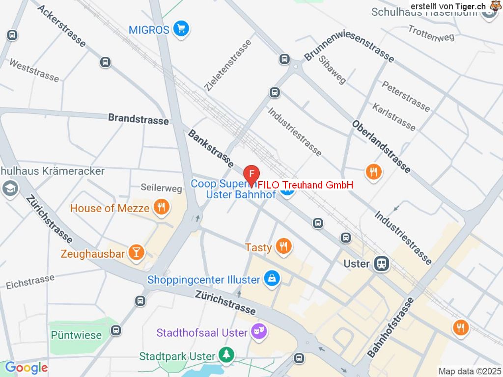 Standort FILO Treuhand GmbH in 8610 Uster