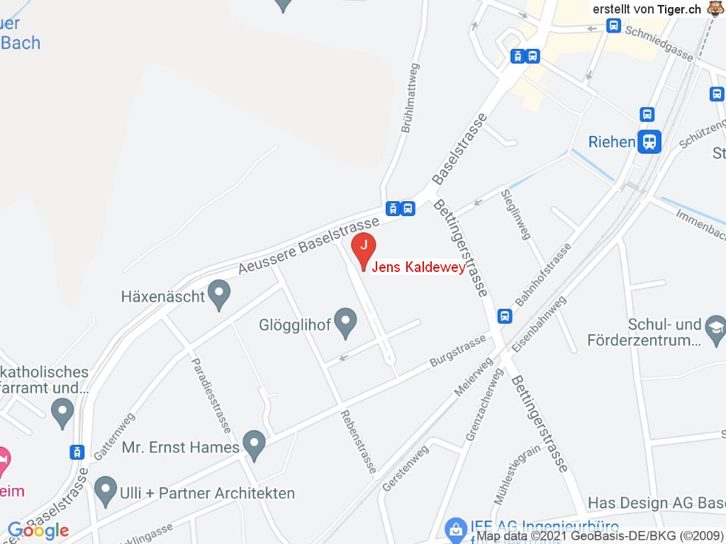 Standort Jens Kaldewey in 4125 Riehen