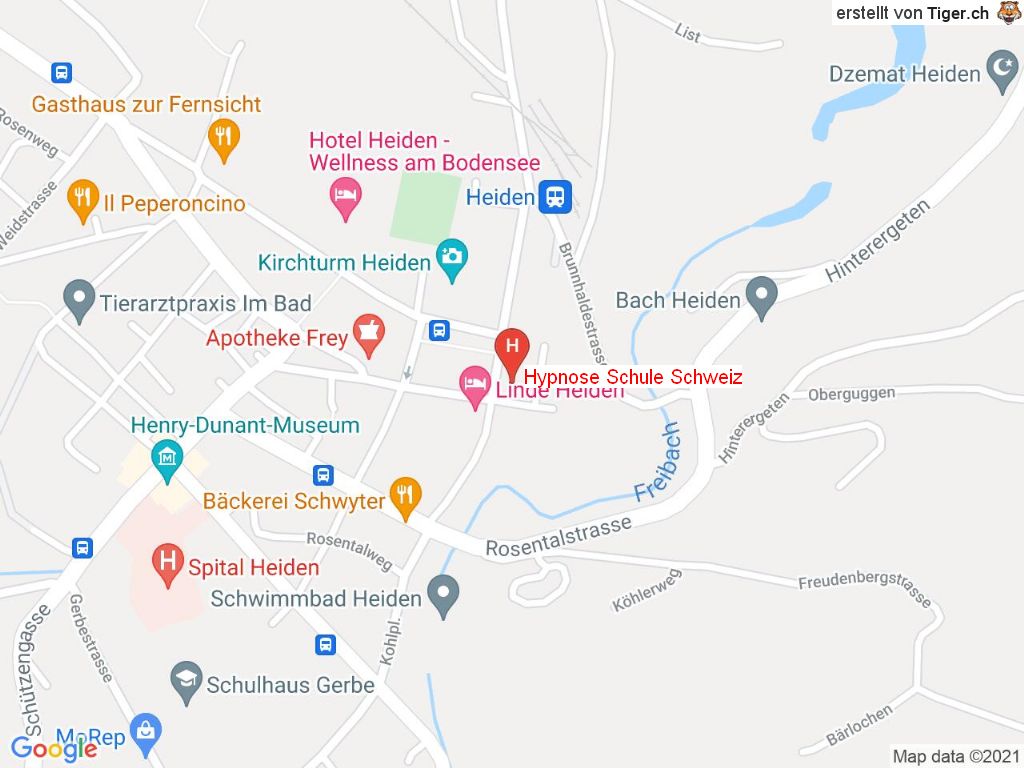 Standort Hypnose Schule Schweiz in 9410 Heiden