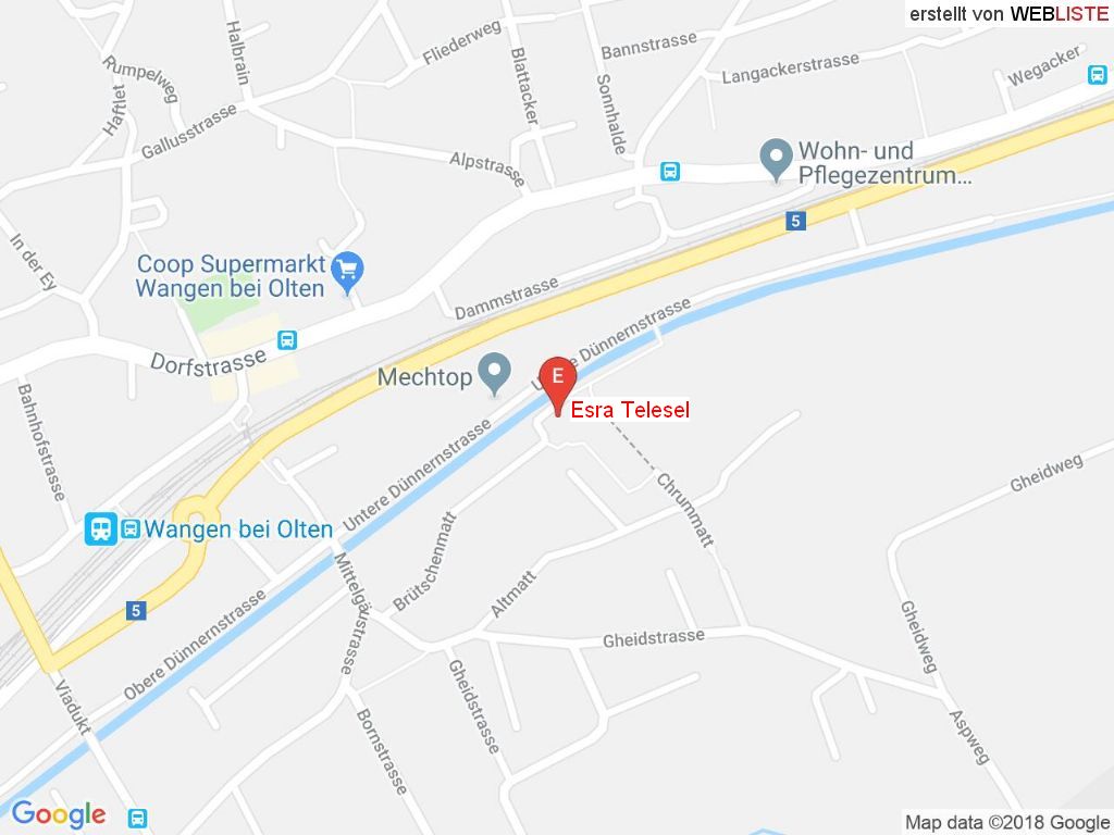 Standort Esra Telesel in 4612 Wangen b. Olten
