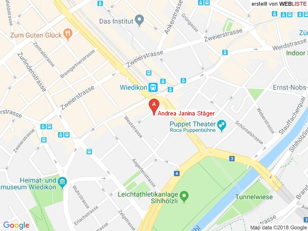 Standort A. J. Stäger Institut für Energiearbeit in 8003 Zürich