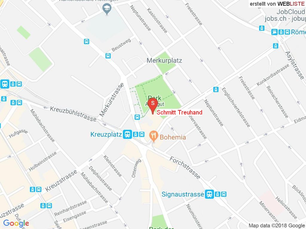 Standort Schmitt Treuhand in 8032 Zürich