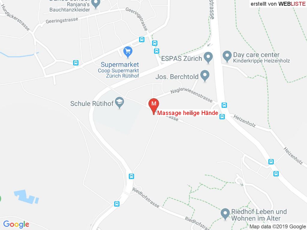 Standort Massage heilige Hände in 8049 Zürich-Höngg