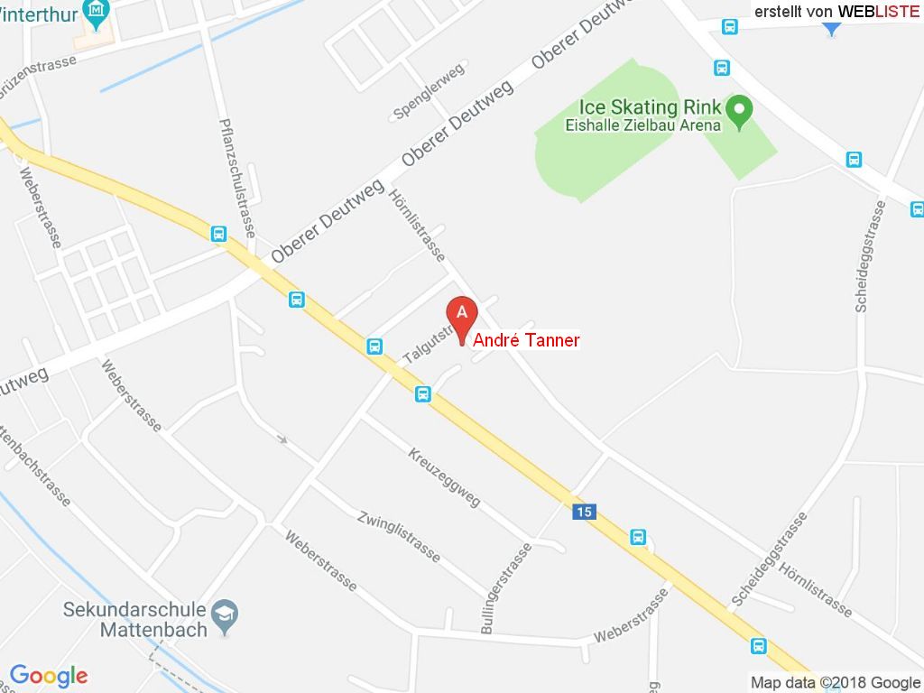 Standort André Tanner in 8400 Winterthur