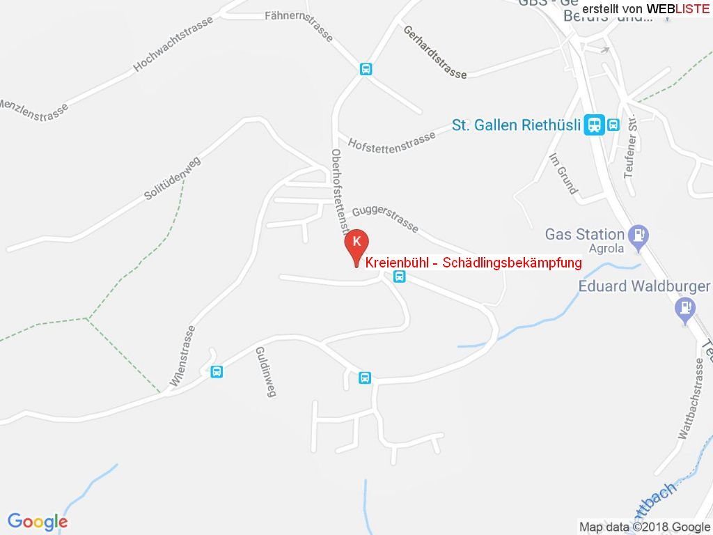 Standort Kreienbühl - Schädlingsbekämpfung in 9012 St. Gallen