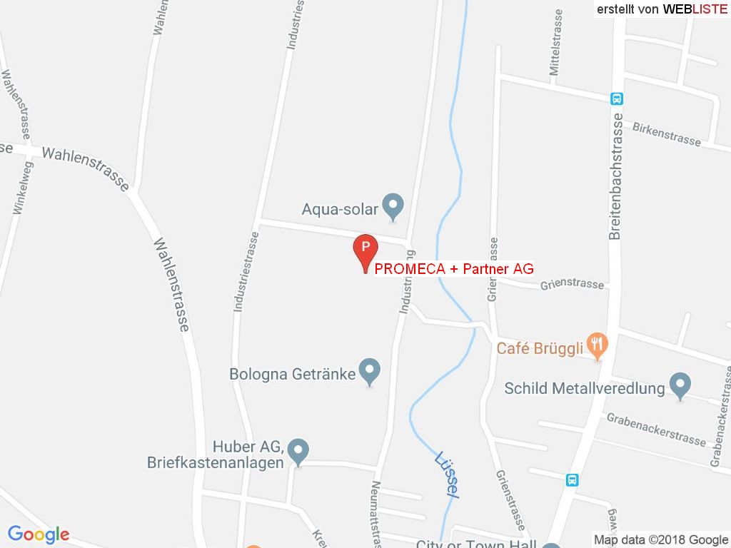 Standort PROMECA + Partner AG in 4227 Büsserach