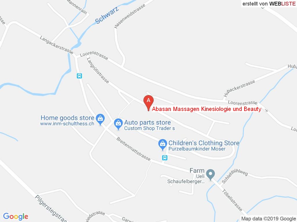 Standort Abasan Massagen Kinesiologie und Beauty in 8635 Dürnten