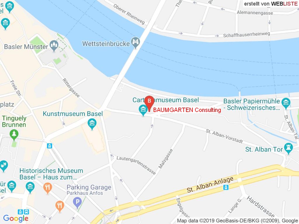 Standort BAUMGARTEN Consulting in 4052 Basel