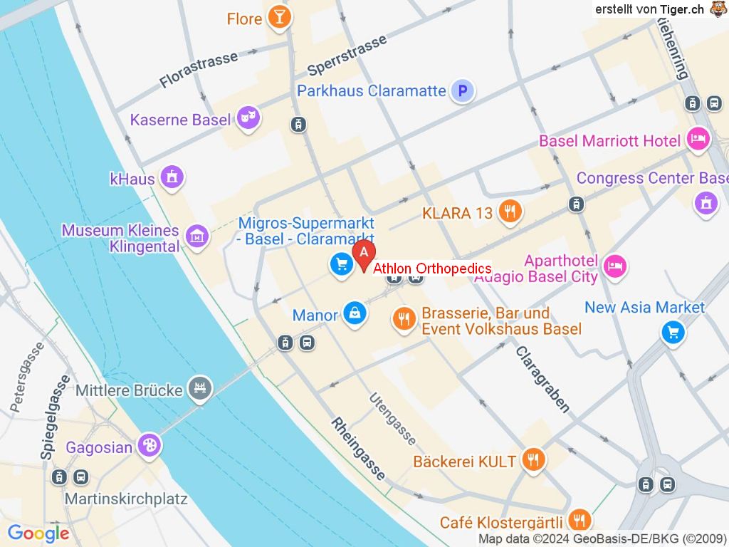 Standort Athlon Orthopedics in 4058 Basel