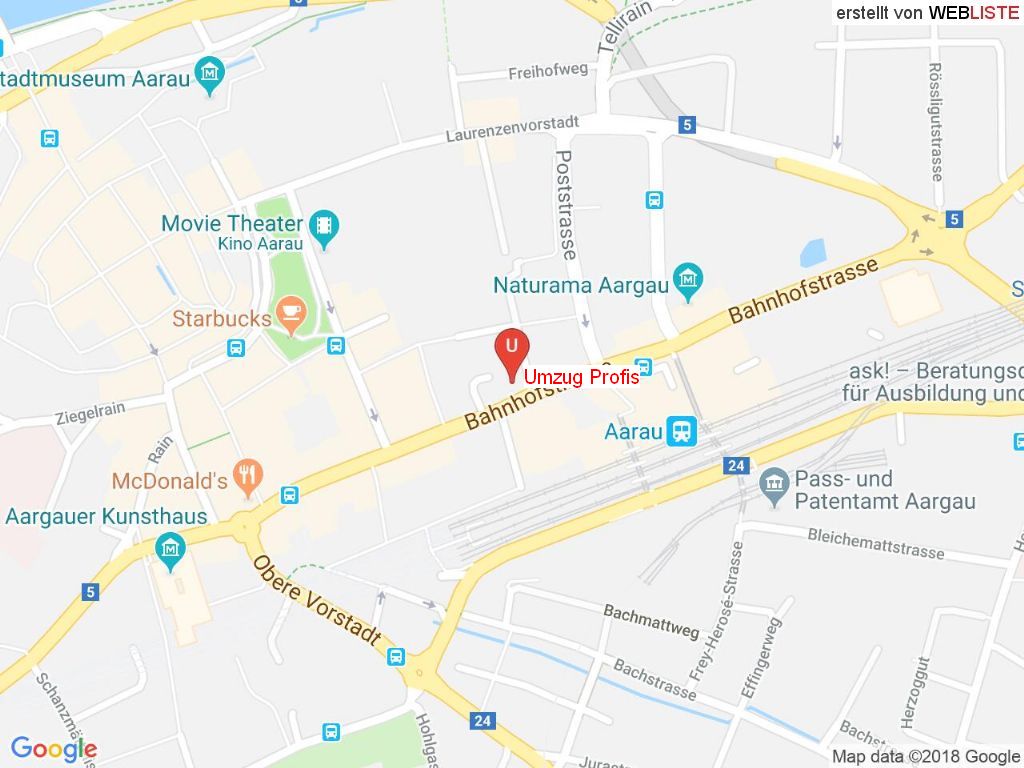 Standort Umzug Profis in 5000 Aarau