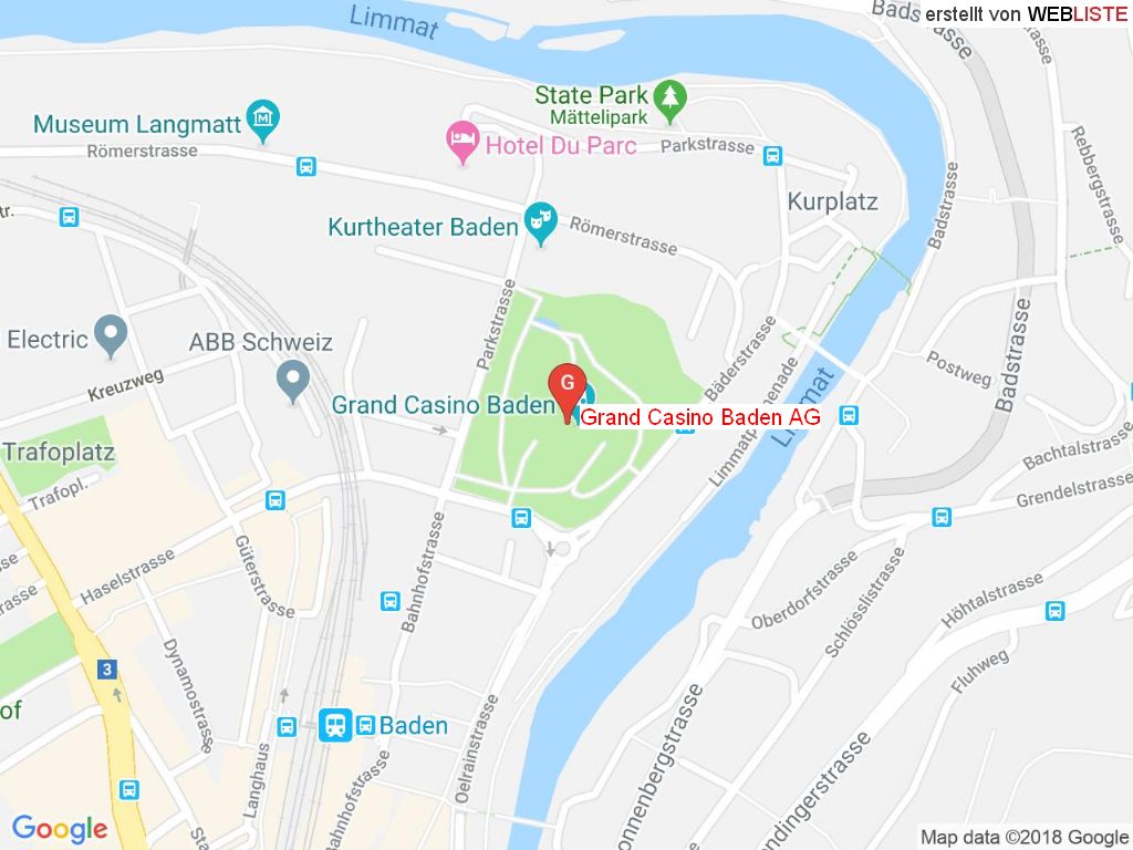Standort Grandcasino Baden AG in 5400 Baden
