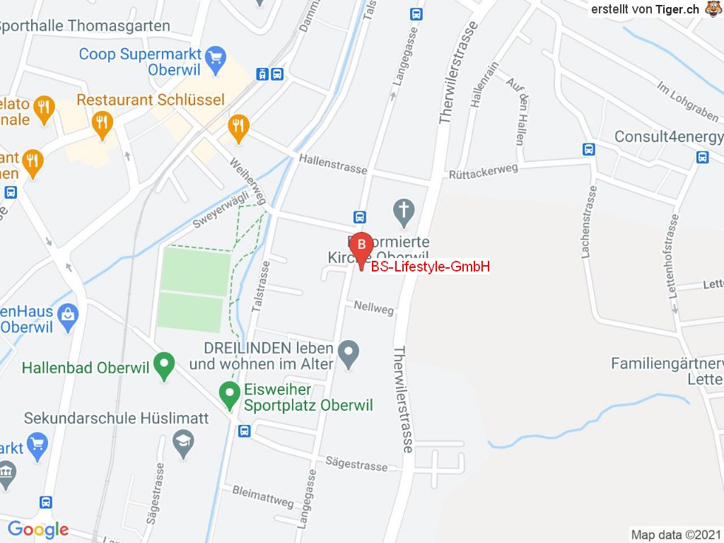 Standort BS-Lifestyle-GmbH in 4104 Oberwil BL