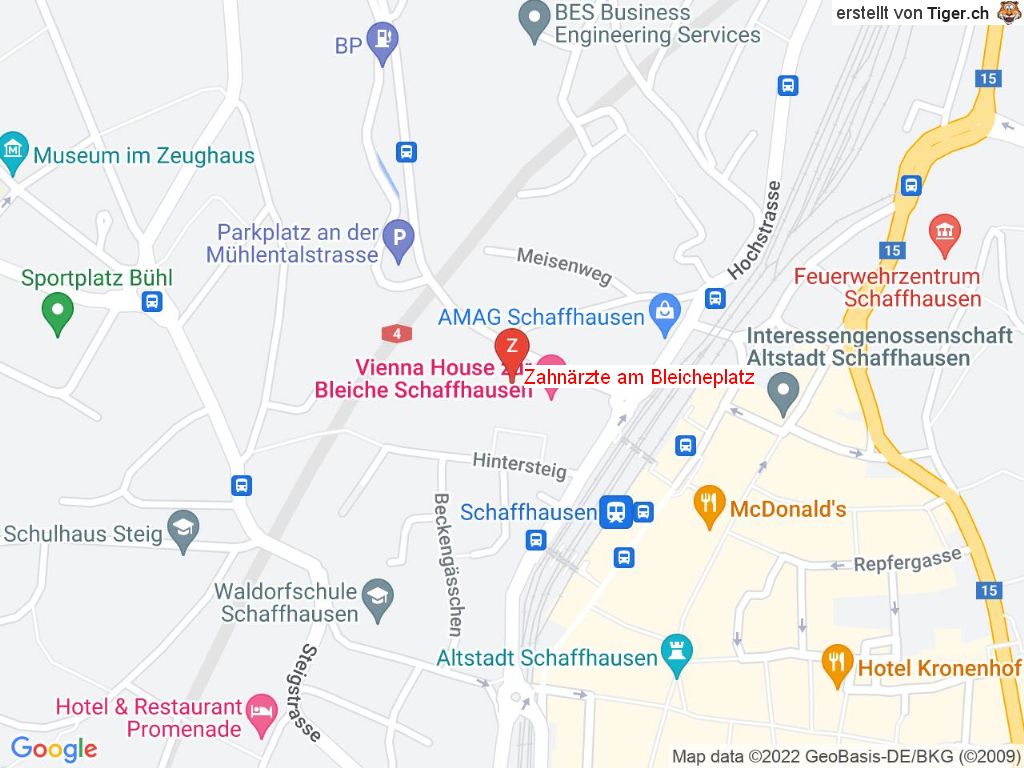 Standort Zahnärzte am Bleicheplatz in 8200 Schaffhausen