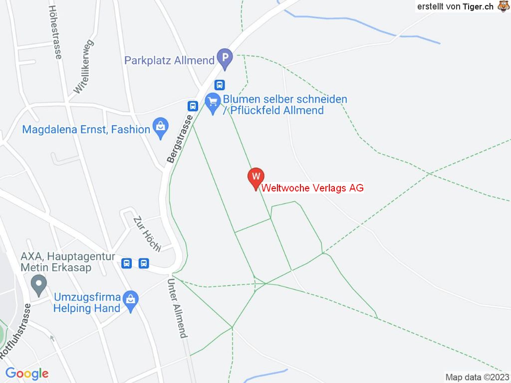 Standort Weltwoche Verlags AG in 8702 Zollikon