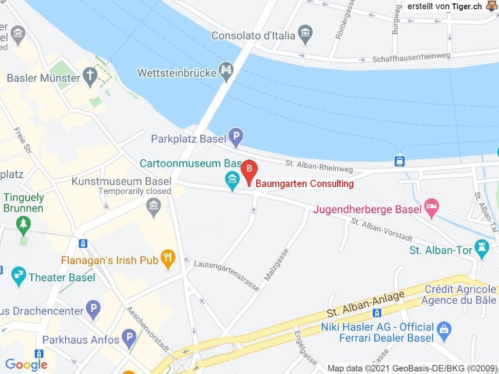Standort Baumgarten Consulting in 4052 Basel