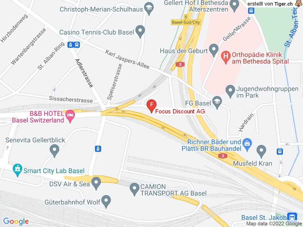 Standort Focus Discount AG in 4052 Basel