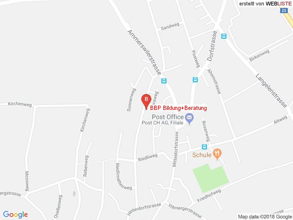 Standort BBP Bildung+Beratung in 5606 Dintikon