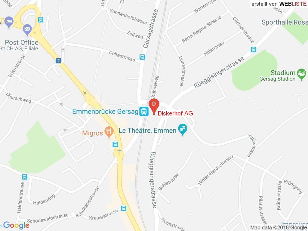 Standort Dickerhof AG in 6020 Emmenbrücke