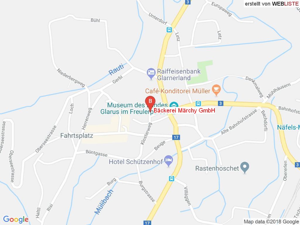 Standort Bäckerei Märchy GmbH in 8752 Näfels