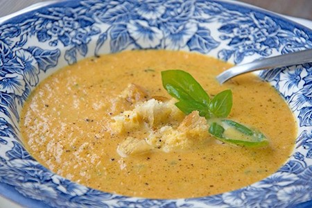 Ananas Kürbis Cremesuppe