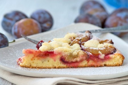 Apfel Zwetschgen Streuselkuchen