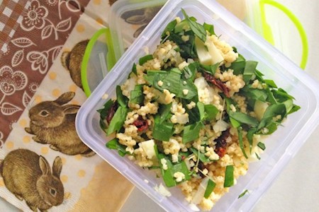 Bärlauch Couscous Salat