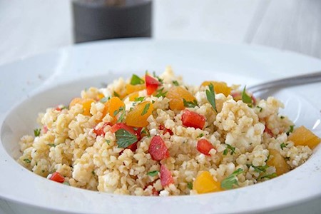 Bulgursalat mit Aprikosen