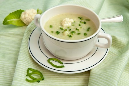 Cremige Blumenkohlsuppe