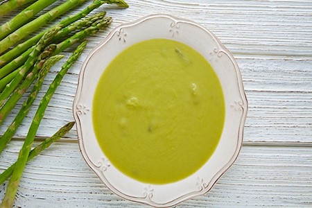 Cremige Spargelsuppe