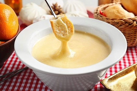 Cremiges Käsefondue