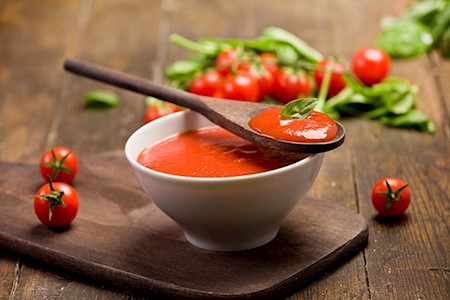 einfache Tomatensuppe