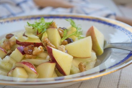 Fenchel Apfel Salat vegan