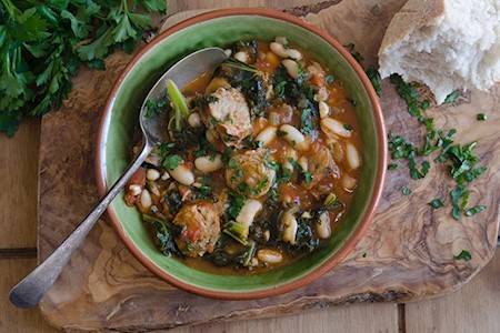 Fleischtopf mit Flower Sprouts