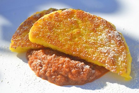 Gebratene Parmesanpolenta