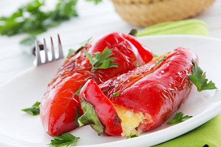 Gefüllte Pepperoni