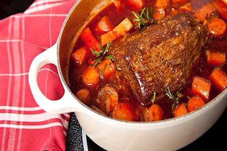 Geschmorter Rindsbraten