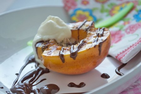Grillierte Schoggi Äpfel