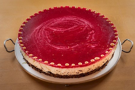 Himbeeren Mohn Quarktorte