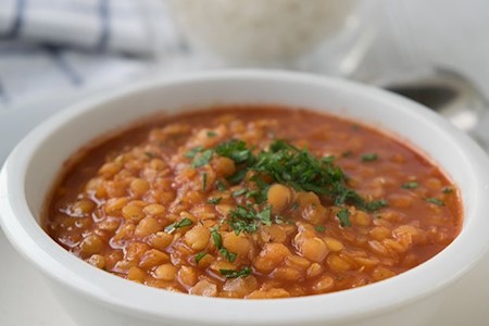 Indisches Rotes Linsen Dal