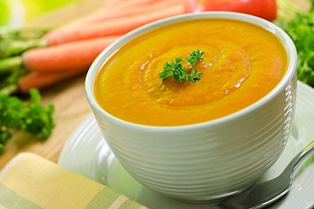 Karottencremesuppe