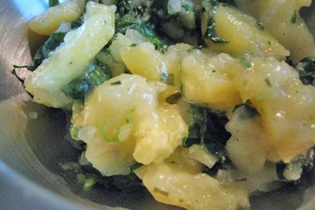 Krautstiel Kartoffelsalat