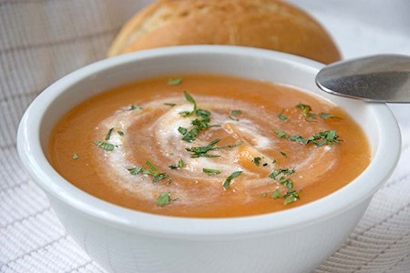 Kürbis Prosecco Suppe