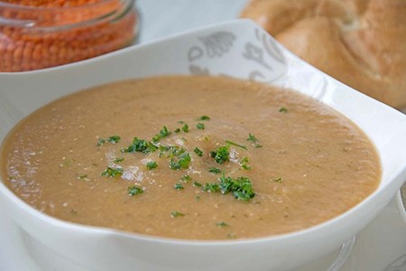 Linsensuppe mit Curry