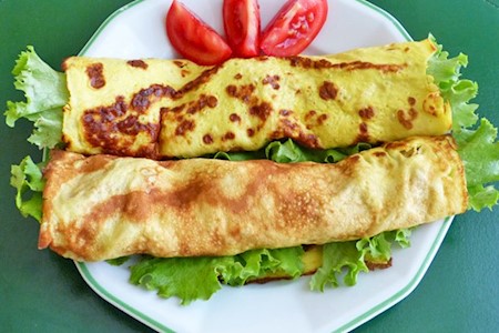 Palatschinken mit Hackfleisch