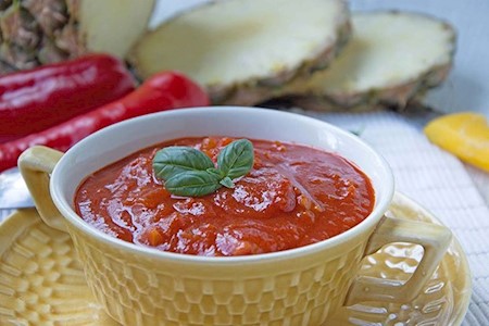 Paprika Ananas Suppe