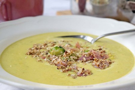 Pastinaken Rosenkohl Suppe